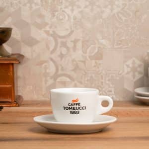 Tazza Cappuccino Bianca | Caffè Tomeucci 1883
