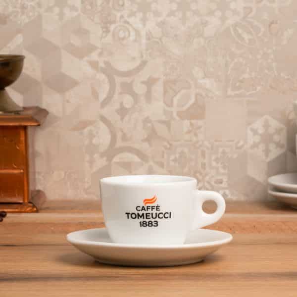 Tazza Cappuccino Bianca | Caffè Tomeucci 1883
