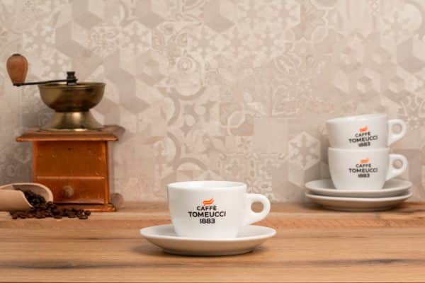 Tazza Cappuccino Bianca | Caffè Tomeucci 1883